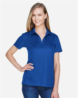 Devon & Jones DG20W CrownLux Performance Ladies' Plaited Polo #color_TRUE ROYAL