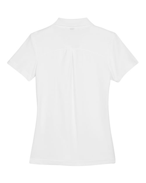 Devon & Jones DG20W CrownLux Performance Ladies' Plaited Polo #color_WHITE