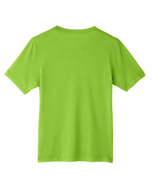 Core 365 CE111Y Youth Fusion ChromaSoft Performance T-Shirt #color_ACID GREEN