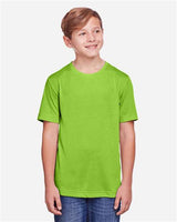 Core 365 CE111Y Youth Fusion ChromaSoft Performance T-Shirt #color_ACID GREEN