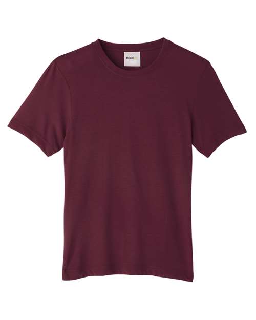 Core 365 CE111Y Youth Fusion ChromaSoft Performance T-Shirt #color_BURGUNDY