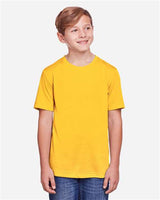 Core 365 CE111Y Youth Fusion ChromaSoft Performance T-Shirt #color_CAMPUS GOLD