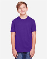 Core 365 CE111Y Youth Fusion ChromaSoft Performance T-Shirt #color_CAMPUS PURPLE