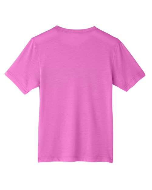 Core 365 CE111Y Youth Fusion ChromaSoft Performance T-Shirt #color_CHARITY PINK