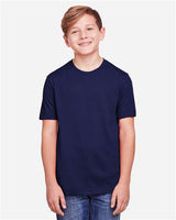 Core 365 CE111Y Youth Fusion ChromaSoft Performance T-Shirt #color_CLASSIC NAVY