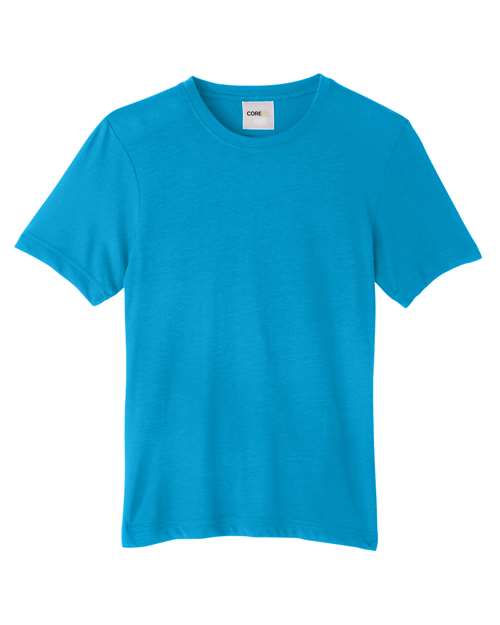 Core 365 CE111Y Youth Fusion ChromaSoft Performance T-Shirt #color_ELECTRIC BLUE