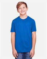 Core 365 CE111Y Youth Fusion ChromaSoft Performance T-Shirt #color_TRUE ROYAL