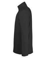 Core 365 CE405 Men's Fusion ChromaSoft Pique Quarter-Zip #color_BLACK