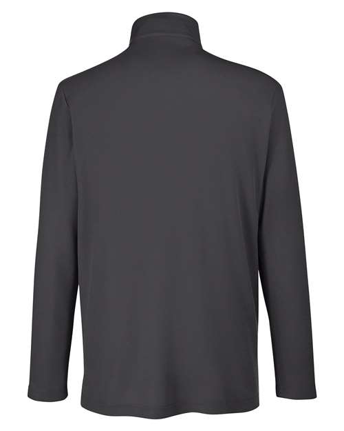 Core 365 CE405 Men's Fusion ChromaSoft Pique Quarter-Zip #color_CARBON