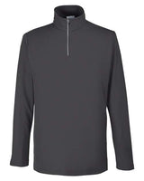 Core 365 CE405 Men's Fusion ChromaSoft Pique Quarter-Zip #color_CARBON