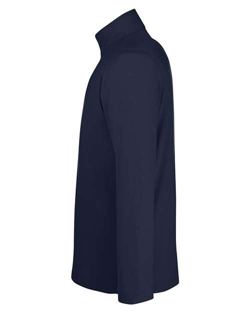 Core 365 CE405 Men's Fusion ChromaSoft Pique Quarter-Zip #color_CLASSIC NAVY
