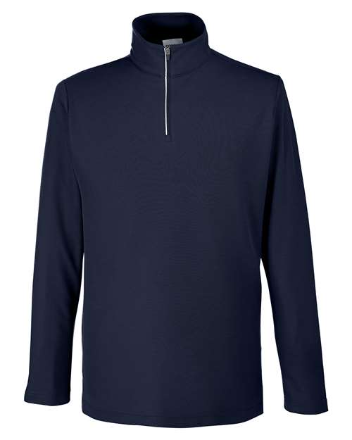 Core 365 CE405 Men's Fusion ChromaSoft Pique Quarter-Zip #color_CLASSIC NAVY