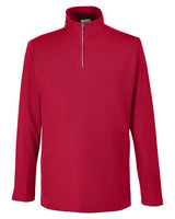 Core 365 CE405 Men's Fusion ChromaSoft Pique Quarter-Zip #color_CLASSIC RED