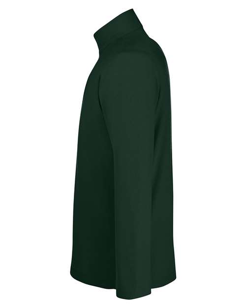 Core 365 CE405 Men's Fusion ChromaSoft Pique Quarter-Zip #color_FOREST