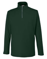 Core 365 CE405 Men's Fusion ChromaSoft Pique Quarter-Zip #color_FOREST