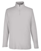 Core 365 CE405 Men's Fusion ChromaSoft Pique Quarter-Zip #color_PLATINUM