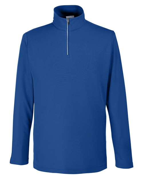 Core 365 CE405 Men's Fusion ChromaSoft Pique Quarter-Zip #color_TRUE ROYAL