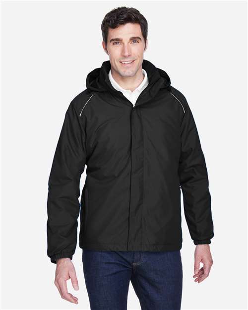 Core 365 88189 Men's Brisk Insulated Jacket #color_BLACK