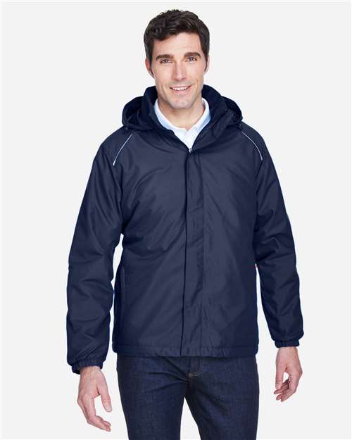 Core 365 88189 Men's Brisk Insulated Jacket #color_CLASSIC NAVY