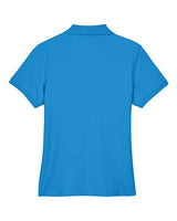 Devon & Jones D100W Ladies' Pima Piqu Y-Collar Polo #color_FRENCH BLUE