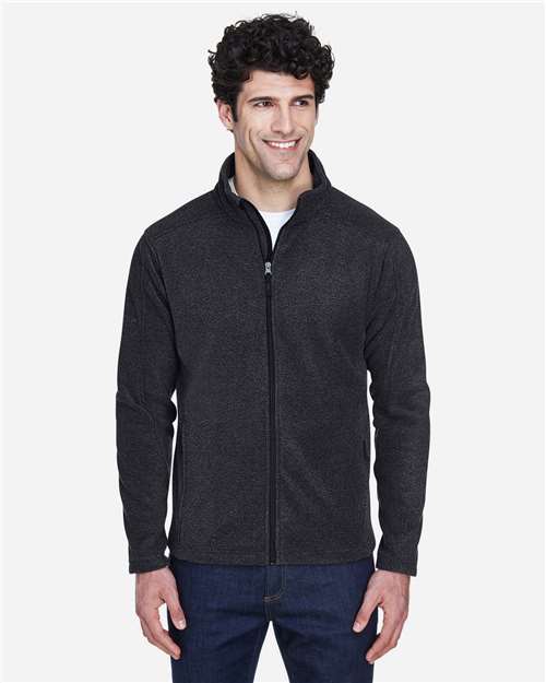 Core 365 88190 Men's Journey FleeceJacket #color_HEATHER CHARCOAL