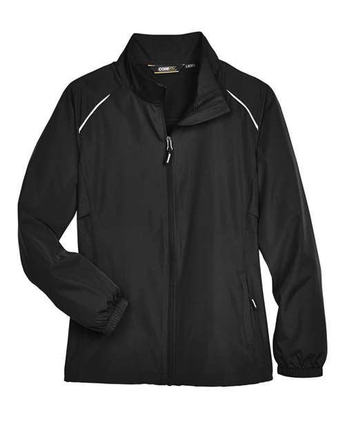 Core 365 78183 Ladies' Motivate Unlined Lightweight Jacket #color_BLACK