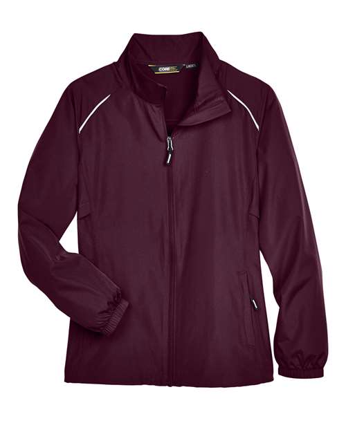 Core 365 78183 Ladies' Motivate Unlined Lightweight Jacket #color_BURGUNDY