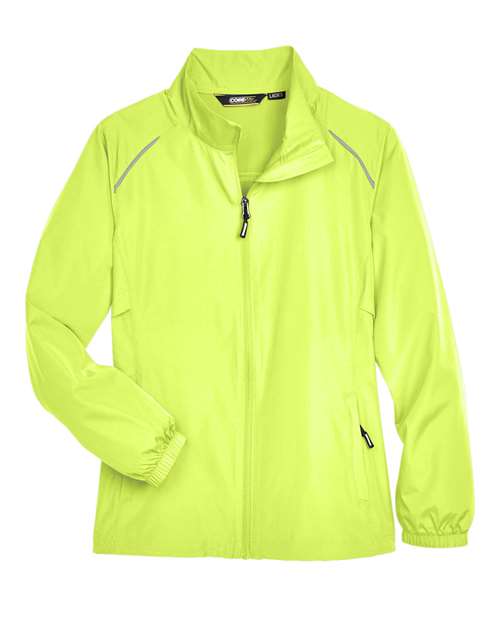 Core 365 78183 Ladies' Motivate Unlined Lightweight Jacket #color_SAFETY YELLOW