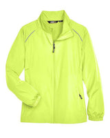 Core 365 78183 Ladies' Motivate Unlined Lightweight Jacket #color_SAFETY YELLOW