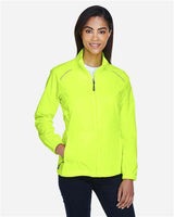 Core 365 78183 Ladies' Motivate Unlined Lightweight Jacket #color_SAFETY YELLOW