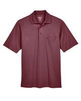 Core 365 88181P Men's Origin Performance Piqu Polo with Pocket #color_BURGUNDY