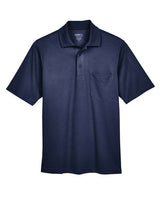 Core 365 88181P Men's Origin Performance Piqu Polo with Pocket #color_CLASSIC NAVY