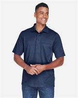 Core 365 88181P Men's Origin Performance Piqu Polo with Pocket #color_CLASSIC NAVY