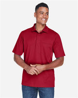 Core 365 88181P Men's Origin Performance Piqu Polo with Pocket #color_CLASSIC RED
