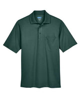 Core 365 88181P Men's Origin Performance Piqu Polo with Pocket #color_FOREST