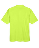 Core 365 88181P Men's Origin Performance Piqu Polo with Pocket #color_SAFETY YELLOW