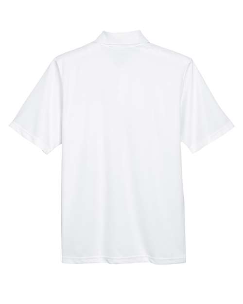 Core 365 88181P Men's Origin Performance Piqu Polo with Pocket #color_WHITE
