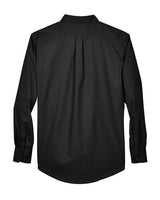 Core 365 88193 Men's Operate Long-Sleeve TwillShirt #color_BLACK