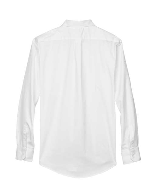Core 365 88193 Men's Operate Long-Sleeve TwillShirt #color_WHITE