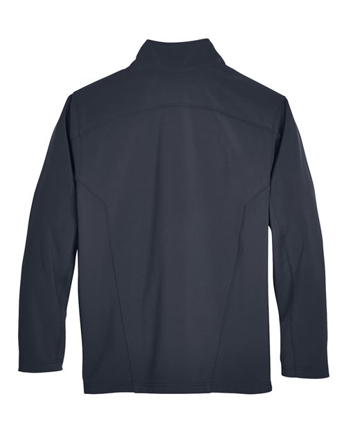Core 365 88184 Men's Cruise Two-Layer Fleece Bonded SoftShell Jacket #color_CARBON