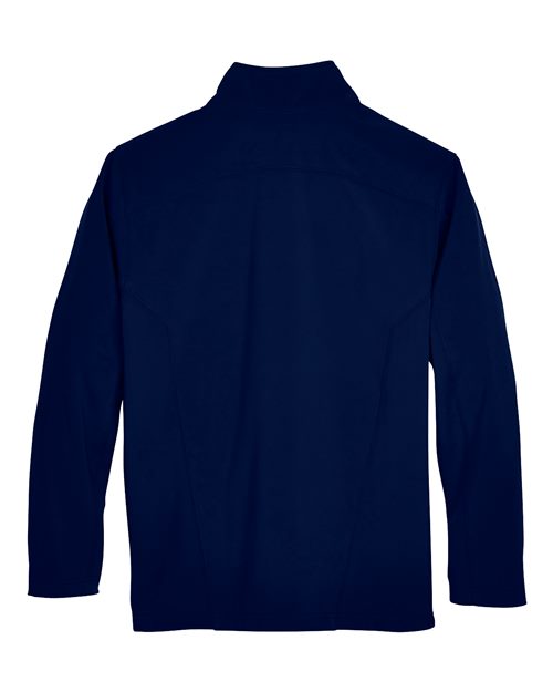 Core 365 88184 Men's Cruise Two-Layer Fleece Bonded SoftShell Jacket #color_CLASSIC NAVY