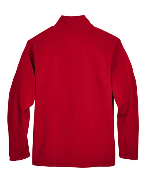 Core 365 88184 Men's Cruise Two-Layer Fleece Bonded SoftShell Jacket #color_CLASSIC RED