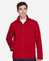 Core 365 88184 Men's Cruise Two-Layer Fleece Bonded SoftShell Jacket #color_CLASSIC RED