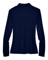 Core 365 78192 Ladies' Pinnacle Performance Long-Sleeve Piqu Polo #color_CLASSIC NAVY