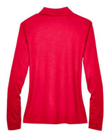 Core 365 78192 Ladies' Pinnacle Performance Long-Sleeve Piqu Polo #color_CLASSIC RED