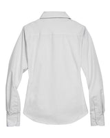 Devon & Jones D640W Ladies' Crown Woven Collection Gingham Check #color_SILVER