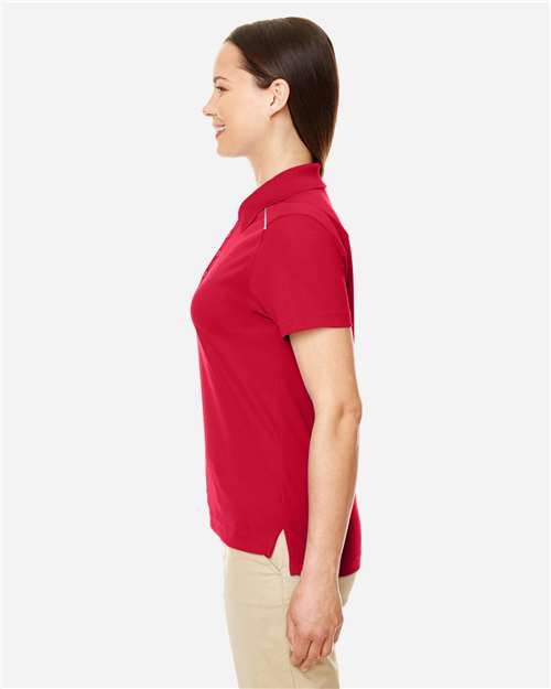 Core 365 78181R Ladies' Radiant Performance Piqu Polo with Reflective Piping #color_CLASSIC RED