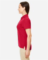 Core 365 78181R Ladies' Radiant Performance Piqu Polo with Reflective Piping #color_CLASSIC RED
