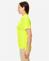 Core 365 78181R Ladies' Radiant Performance Piqu Polo with Reflective Piping #color_SAFETY YELLOW