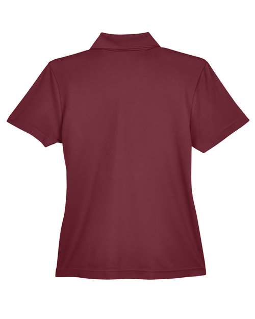 Core 365 78181P Ladies' Origin Performance Piqu Polo with Pocket #color_BURGUNDY